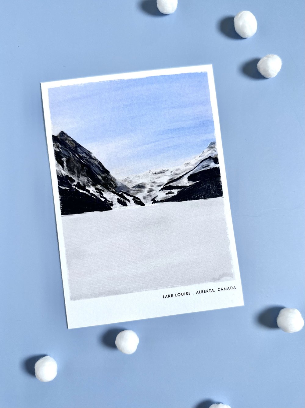 Lake Louise Polaroid Christmas